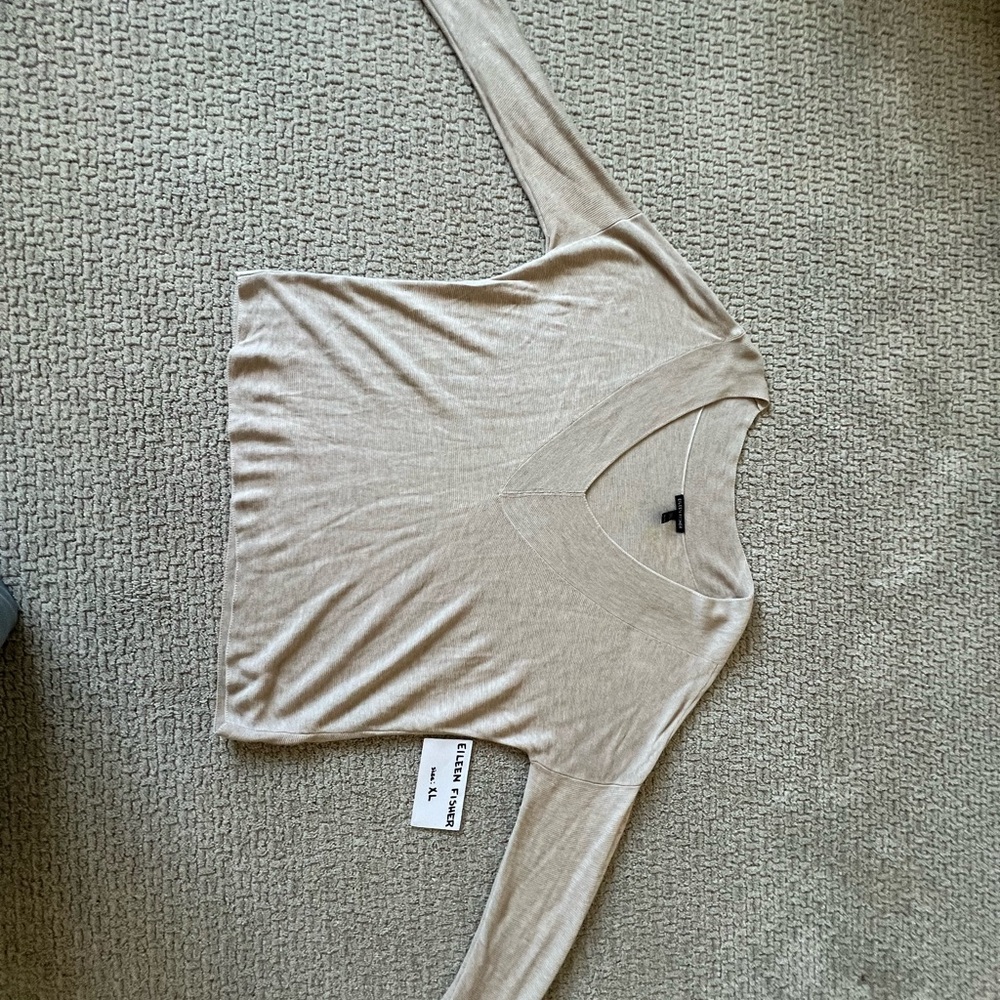 Eileen fisher v neck sweater